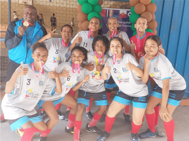 Festival de Esportes FEEMG na modalidade de handebol. 