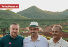 Pavimentação Barão/Caeté pode ser entregue em 60 dias, prevê governador durante visita a Barão de Cocais