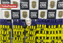 Polícia Civil apreende mais de 350 quilos de maconha em Santa Luzia