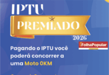 Contribuinte poderá ganhar prêmio com o IPTU premiado 2026