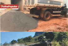 Prefeitura está aplicando fertilizantes em terras rurais destinadas ao plantio