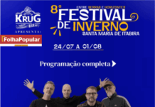 Festival de Inverno de Santa Maria terá início nesta sexta (24) com programação itinerante