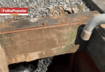 Redes de captação e distribuição de água de Morro do Pilar passam por limpeza e manutenção